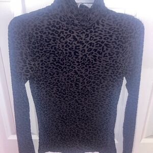 Forever 21 Black Leopard Print Top